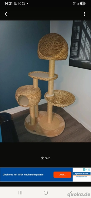 Karlie Kratzbaum Banana Leaf III L: 103 cm B: 58 cm H: 158 cm beige