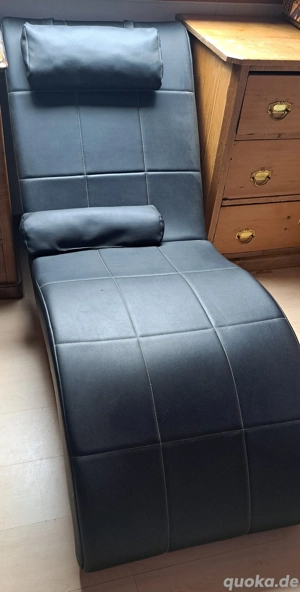 Liegesessel schwarz