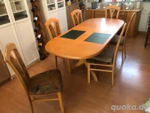 Esstisch und 6 Stühle