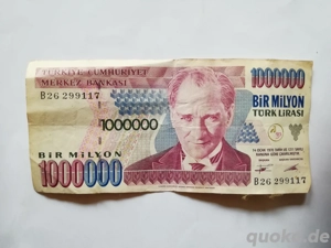 1 000 000 Türk Lirasi - Türkische Lira - Bir Milyon