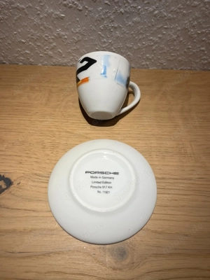 Porsche Design Espresso Set Ltd Edition 11921 Drivers Collection - 4 Tassen mit Unterteller Bild 3