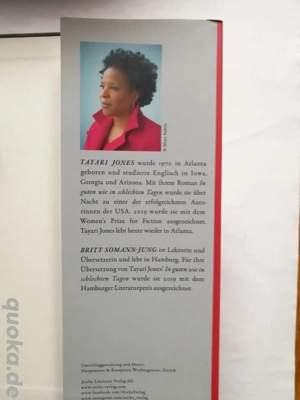 Das zweitbeste Leben - Tayari Jones - Hardcover  Bild 3