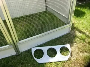 Schöne Alu Voliere für Papageien und andere Vögel Bild 9