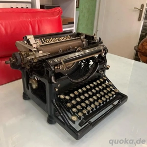  Underwood Schreibmaschine   Antike Eleganz, voll funktionsfähig, exquisites Geschenk   Vintage Schr