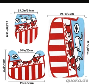 FSV Zwickau Bade vorleger set 