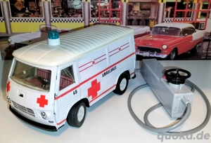 Blech-Auto Krankenwagen Kabel-gesteuert 