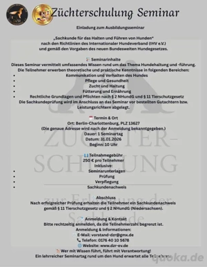 Sachkunde für das Halten und Führen von Hunden