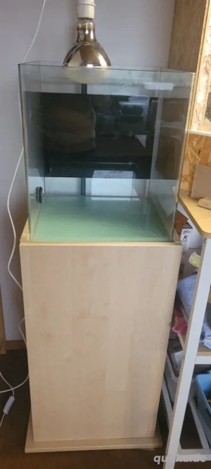 Nanoquarium 60l mit Unterschrank