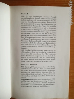 An Education - Nick Hornby - Taschenbuch - Buch zum Film   Bild 4