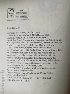 Small Country - vier Storys - Nick Hornby - Taschenbuch   Bild 4