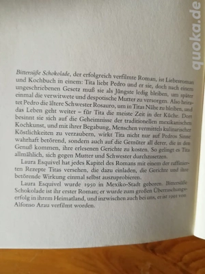 Bittersüße Schokolade - Laura Esquivel - Taschenbuch Bild 3