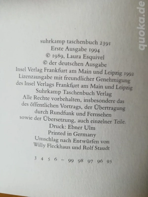 Bittersüße Schokolade - Laura Esquivel - Taschenbuch Bild 4
