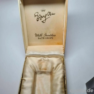 Evyan White Shoulders Bath Drops Extrait Parfum Essenz 60ml Vintage selten