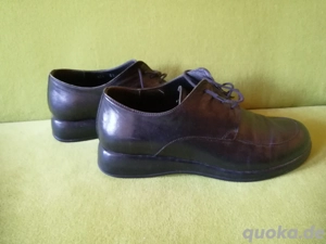 Gr. 41 - Damenschuhe - Schnürschuhe - Halbschuhe - armando d'alessandro - schwarz  Bild 2