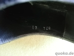 Gr. 41 - Damenschuhe - Schnürschuhe - Halbschuhe - armando d'alessandro - schwarz  Bild 7