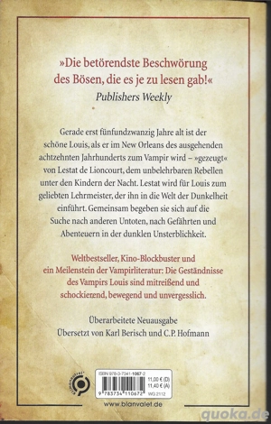   Anne Rice  Interview mit einem Vampir  Anne Rice