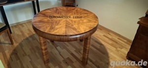 Jungenstil Esstisch Grössenverstellbar