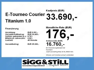 Ford Tourneo Courier E- Titanium NAVI*SHZ*PDC*CAM*LM17 Bild 4