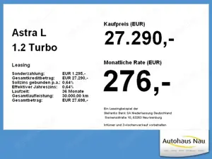 Opel Astra L 1.2 Turbo GS inkl. Big Deal Bild 4