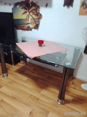 verkaufe schönen glas tischs abholen krumpter München Giesing 