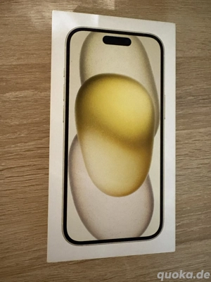 Appel Iphone 15 in gelb