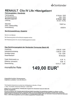 Renault Clio IV Life Navigation Bild 2