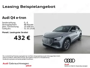 Audi Q4 e-tron 45 *WärmeP*AHK*GRA*NAV+*LED*SHZ*