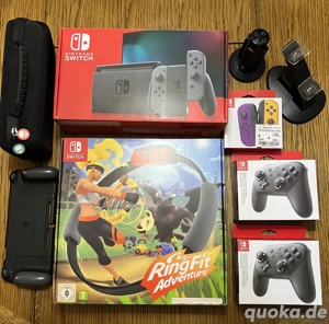 Nintendo Switch inkl  zubehörpaket.