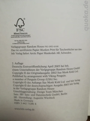 Die Bienenhüterin - Sue Monk Kidd - Taschenbuch   Bild 4