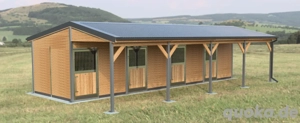 Außenstall & Pferdestall bauen - robuste Stallboxen, ideale Ställe für Pferde Bild 9