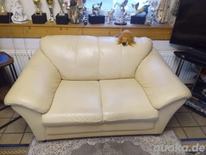 2 Sitzer Couch mit Sessel 