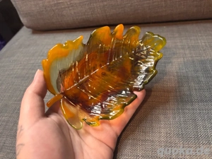 Schale   Aufbewahrung in Blattform - Unikat 