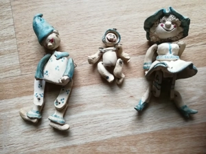Kantenhocker Ton Mann Frau Kind Familie   Bild 2