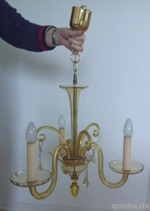 Antiker 3-armiger Leuchter, vermutlich aus Marokko 