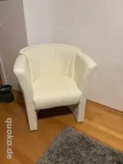 Sessel in beige  creme