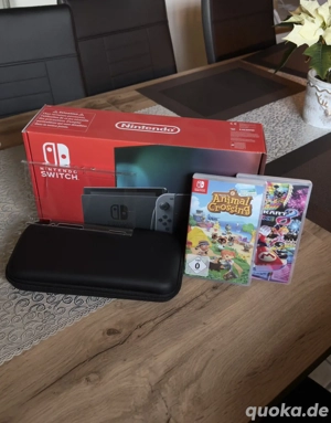 Nintendo switch 1 spiele funktioniert sehr gut mit verpackung und Mario kart 8  und animal crossing