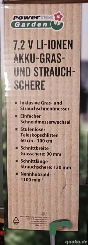 Akku Gras-Heckenschere mit Teleskopstiel- gebraucht- Bild 5