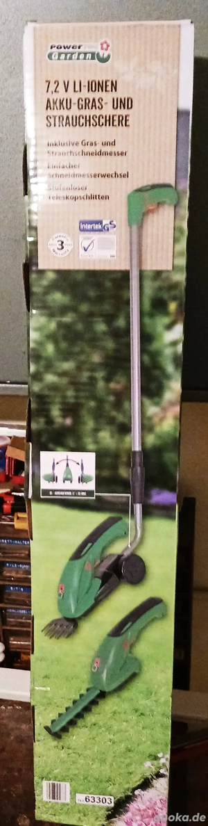 Akku Gras-Heckenschere mit Teleskopstiel- gebraucht- Bild 4