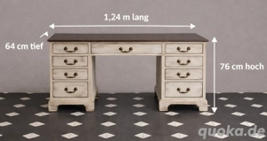 große und dekorative Kommode im Shabby-Chic   Landhausstil