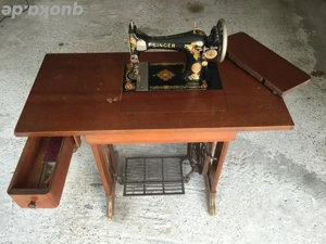 Nähmaschine, alte Singer-Nähmaschine