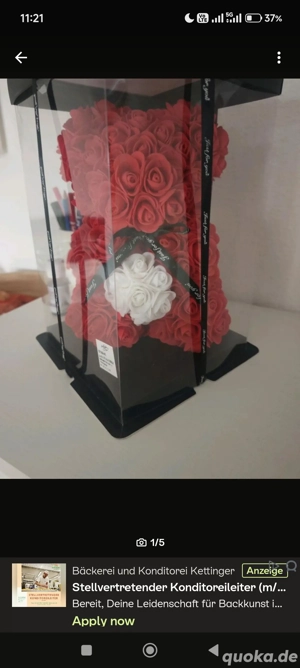 teddy Bär aus Rosen 