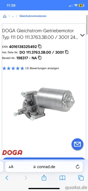 Doga Getriebemotor Typ 111