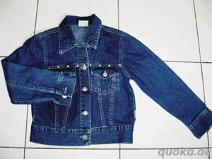 Jeansjacke Mädchen Gr. 140 blau sehr guter Zustand