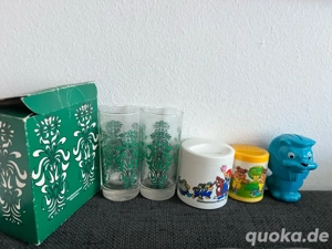 Alte Spardosen blauer Löwe Gläser Stadtsparkasse