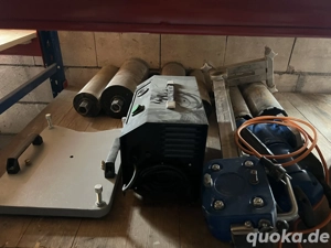 Zum Verkauf ein Kernbohrgerät mit Vakum und Ständer   Sitech Laser mir Messlatte und Stativ