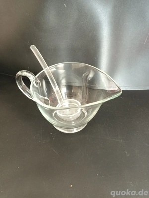 Glaskrug Schüssel  Decore Mundgeblasen Saucen Schüssel