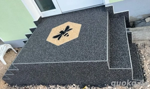 Steinteppich aus Marmor über 25 Jahre Erfahrung frostsicher für Treppen Balkone Terrassen