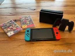 Nintendo Switch Oled mit Spiele und Zubehör