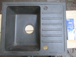 Spüle Kunstmarmor anthrazit