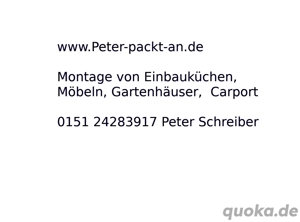 Möbelmontage, Einbauküche, 